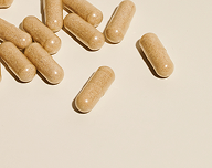 כמוסות של תוסף תזונה